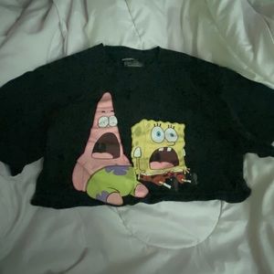 Spongebob Cropped Tee